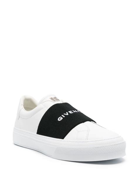 givenchy elasticated strap leather sneakers|givenchy city men's sneakers.